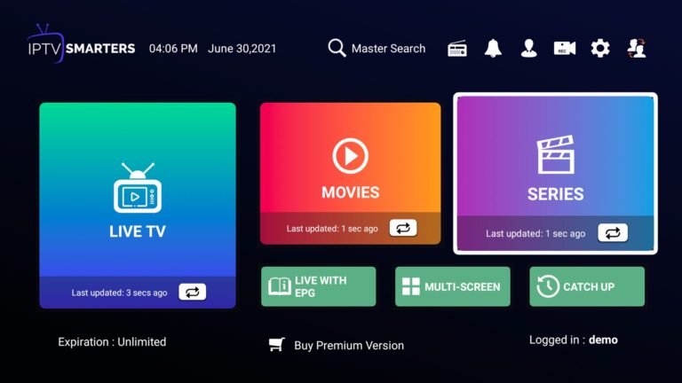 Setup IPTV Smarters with IPTV Account